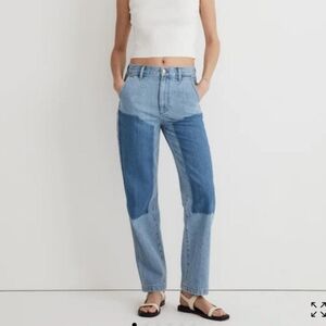 Madewell Perfect Vintage Straight Jean Hazelfern Carpenter